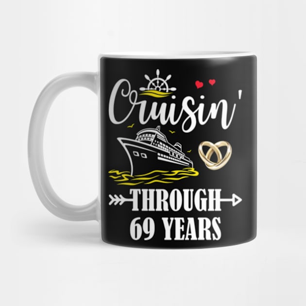 Cruising Through 69 Years Family 69th Anniversary Cruise Couple by Madridek Deleosw